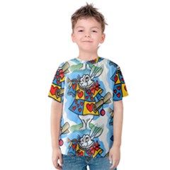 Seamless Repeating Tiling Tileable Kids  Cotton Tee