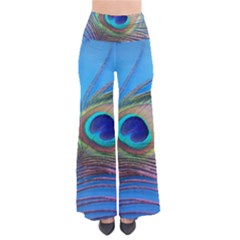 Peacock Feather Blue Green Bright Pants