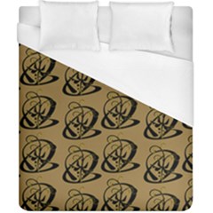 Abstract Swirl Background Wallpaper Duvet Cover (California King Size)