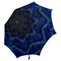 Blue Background Wallpaper Motif Design Hook Handle Umbrellas (Large) View2