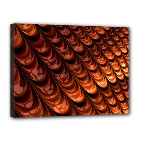 Brown Fractal Mathematics Frax Canvas 16  X 12  by Amaryn4rt