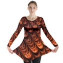 Brown Fractal Mathematics Frax Long Sleeve Tunic  View1