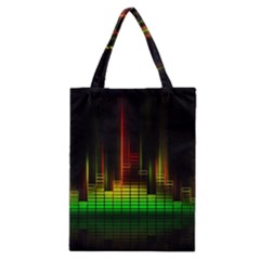 Plaid Light Neon Green Classic Tote Bag