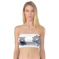 Rhinoceros Animal Rhino Bandeau Top by Alisyart