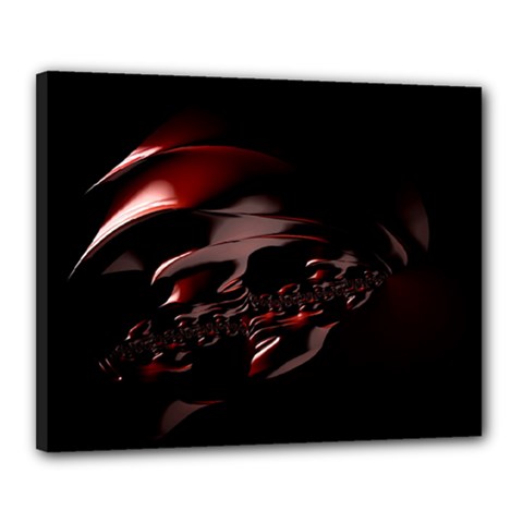 Fractal Mathematic Sabstract Canvas 20  X 16  by Amaryn4rt