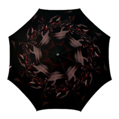 Fractal Mathematic Sabstract Golf Umbrellas by Amaryn4rt