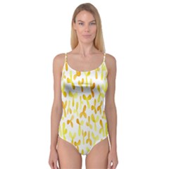 Springtime Yellow Helicopter Camisole Leotard 