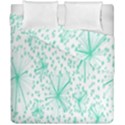 Spring Floral Green Flower Duvet Cover Double Side (California King Size) View1