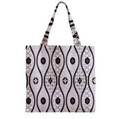 Public Domain Grey Star Zipper Grocery Tote Bag