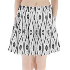 Public Domain Grey Star Pleated Mini Skirt