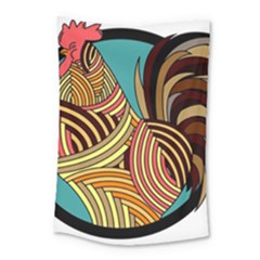 Rooster Poultry Animal Farm Small Tapestry by Amaryn4rt