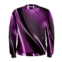 Purple Fractal Mathematics Abstract Men s Sweatshirt by Amaryn4rt