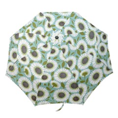 Sunflower Flower Floral Folding Umbrellas