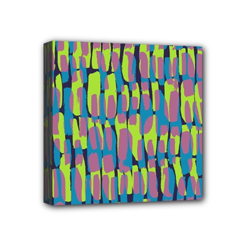 Surface Pattern Green Mini Canvas 4  X 4  by Alisyart