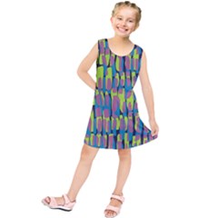 Surface Pattern Green Kids  Tunic Dress by Alisyart