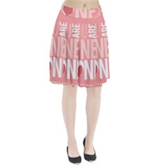 Valentines Day One Only Pink Heart Pleated Skirt