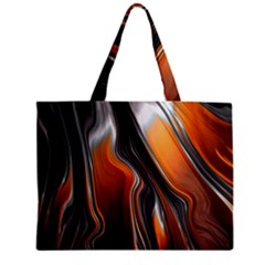 Fractal Structure Mathematic Zipper Mini Tote Bag by Amaryn4rt