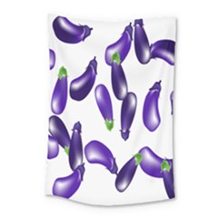 Vegetables Eggplant Purple Small Tapestry