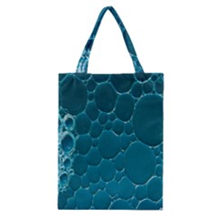 Water Bubble Blue Classic Tote Bag