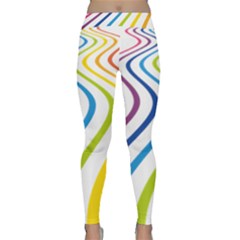 Wave Rainbow Classic Yoga Leggings