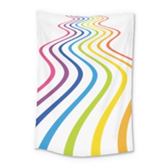 Wave Rainbow Small Tapestry