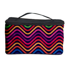 Wave Chevron Rainbow Color Cosmetic Storage Case