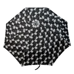 Butterfly Black Folding Umbrellas