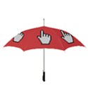 Cursor Index Finger White Red Straight Umbrellas View3