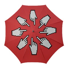 Cursor Index Finger White Red Golf Umbrellas