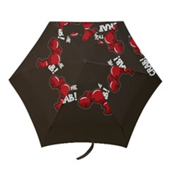 Cutthe Crab Red Brown Animals Beach Sea Mini Folding Umbrellas