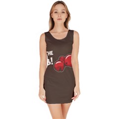 Cutthe Crab Red Brown Animals Beach Sea Sleeveless Bodycon Dress