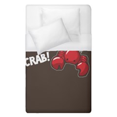 Cutthe Crab Red Brown Animals Beach Sea Duvet Cover (Single Size)