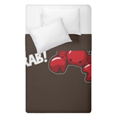 Cutthe Crab Red Brown Animals Beach Sea Duvet Cover Double Side (Single Size)