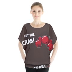 Cutthe Crab Red Brown Animals Beach Sea Blouse