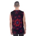Fractal Abstract Blossom Bloom Red Men s Basketball Tank Top View2