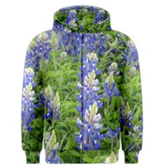 Blue Bonnets Men s Zipper Hoodie