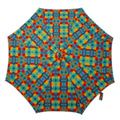 Pop Art Abstract Design Pattern Hook Handle Umbrellas (large)