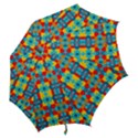 Pop Art Abstract Design Pattern Hook Handle Umbrellas (Large) View2