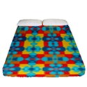 Pop Art Abstract Design Pattern Fitted Sheet (King Size) View1