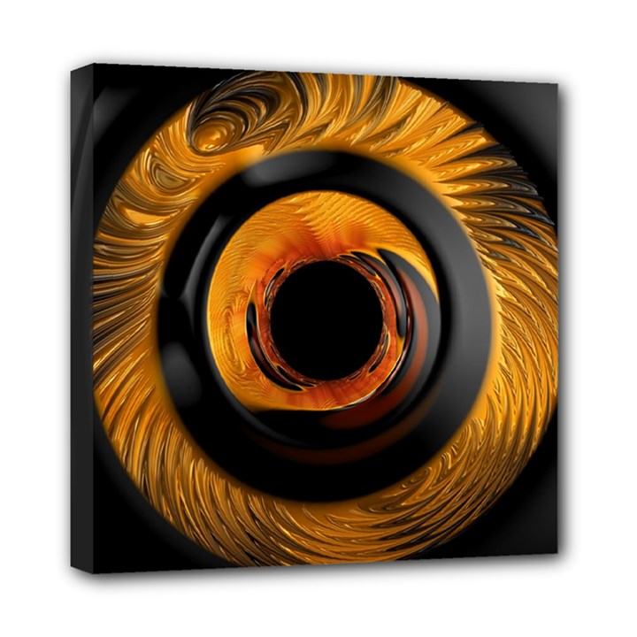 Fractal Mathematics Abstract Mini Canvas 8  x 8 