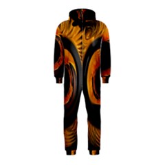 Fractal Mathematics Abstract Hooded Jumpsuit (kids)