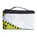 Keep Out Police Line Yellow Cross Entry Cosmetic Storage Case View1