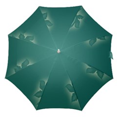 Leaf Green Blue Branch  Texture Thread Straight Umbrellas