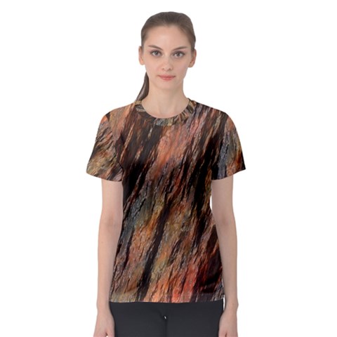 Texture Stone Rock Earth Women s Sport Mesh Tee by Amaryn4rt