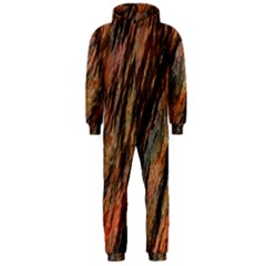 Texture Stone Rock Earth Hooded Jumpsuit (men) 