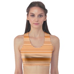 Line Brown Sports Bra by Alisyart