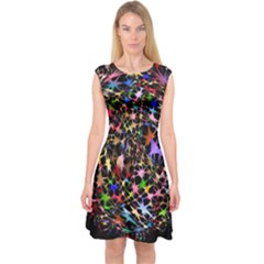 Network Integration Intertwined Capsleeve Midi Dress by Amaryn4rt