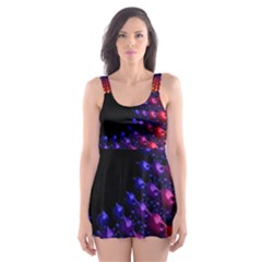 Fractal Mathematics Abstract Skater Dress Swimsuit by Amaryn4rt