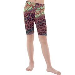 Line Dancing Gpld Net Kids  Mid Length Swim Shorts by Alisyart