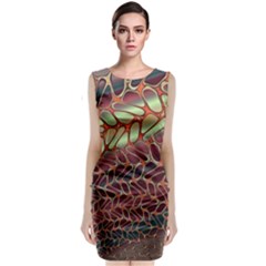 Line Dancing Gpld Net Sleeveless Velvet Midi Dress by Alisyart
